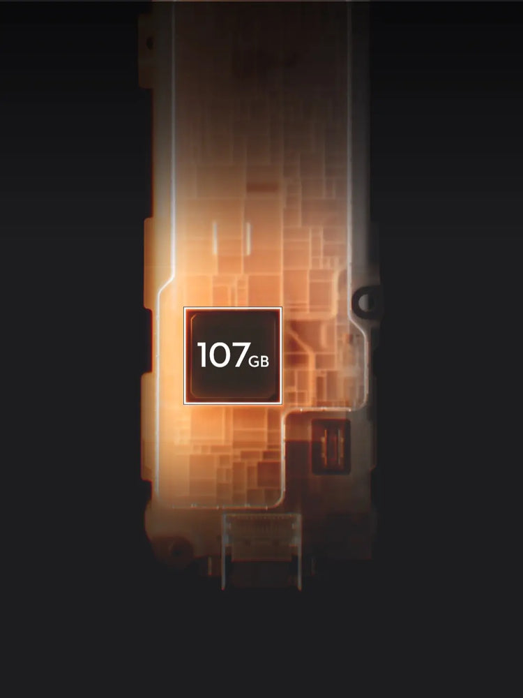 Built-in storage and fast transfer